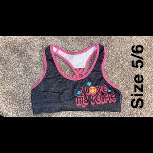 Sports bra for little girl